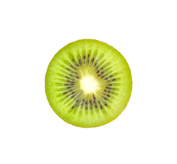 istock Fresh Kiwi sliced on white background 1164048418