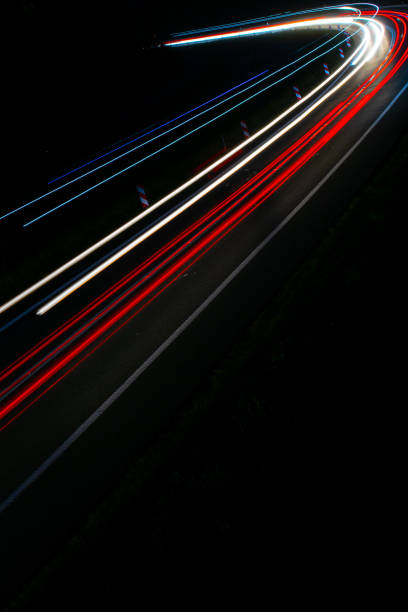 lights of cars with night.