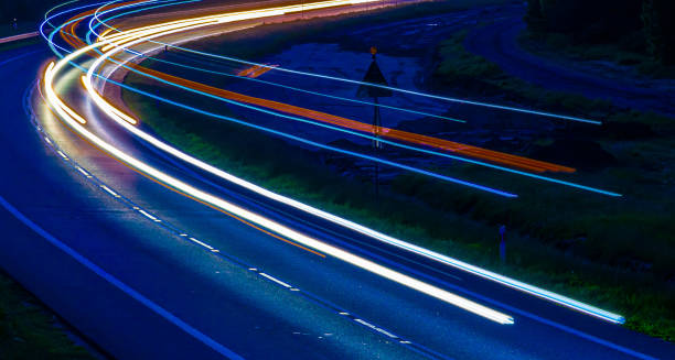 istock lights of cars with night 1164052015