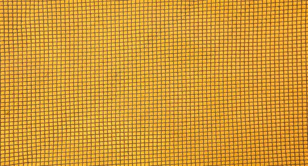 Photo of Design bright yellow fabric texture background