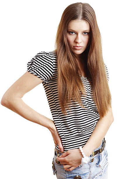 istock Beautiful woman with blue eyes 116406179
