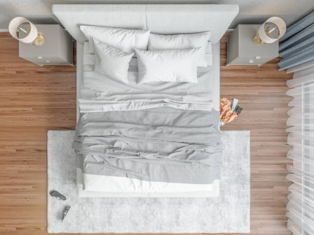 istock Directly Above Modern Bedroom 1164084421