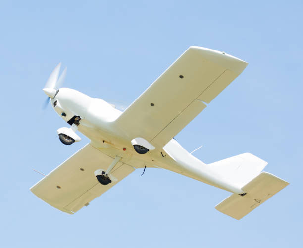 istock Sport airplane soaring in sky 1164088664