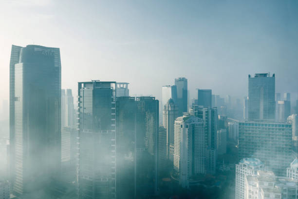 istock Jakarta cityscape in heavy air pollution 1164093113