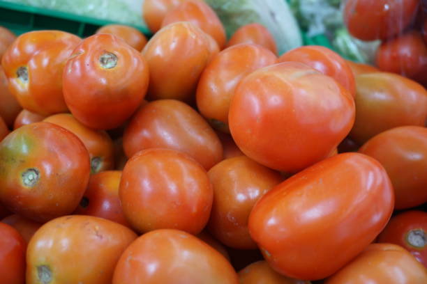 istock Fresh tomato in the vegetable market 1164094009