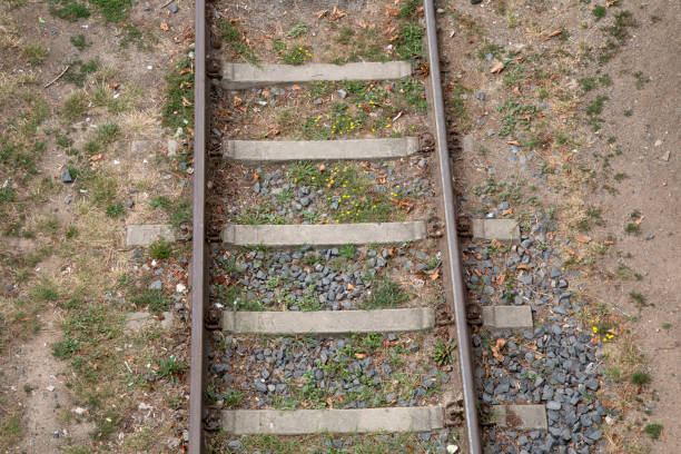 istock Railway Track in Frankfurt 1164094539