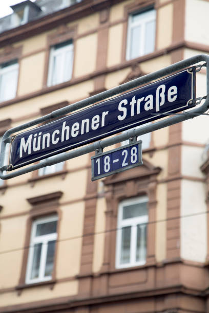 istock Munich Street Sign in Frankfurt 1164095966