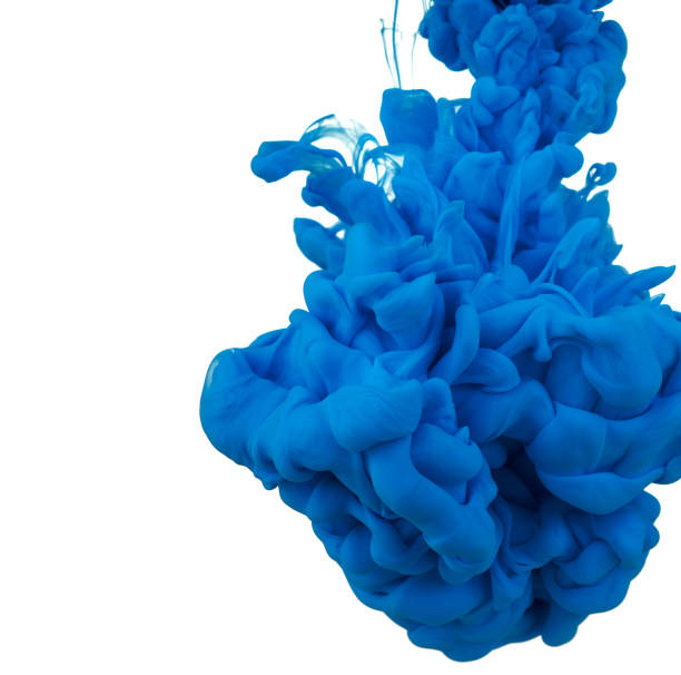 istock Ink in water. Splash acrilyc paint mixing. Multicolored liquid dye. Abstract  sculpture background color 1164097243
