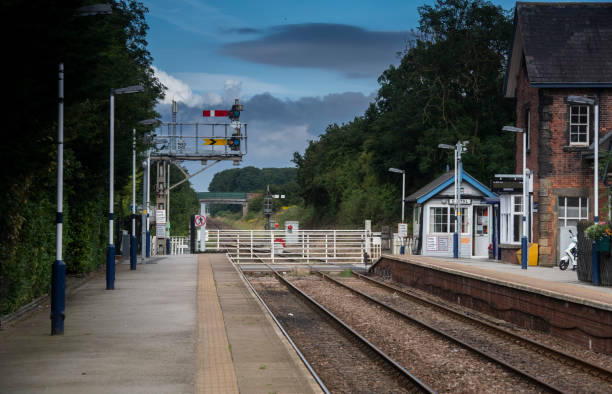 istock Cattal railway station early one morning 1164103767