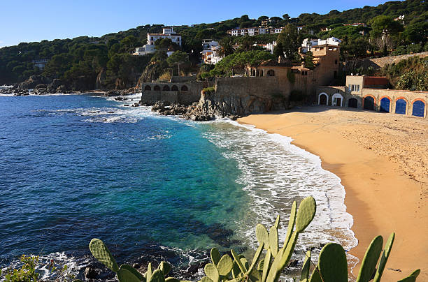 istock Beach side view at Calella de Palafrugell in Costa Brava  116410790
