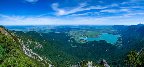 istock The view from the Herzogstand on the beautiful Kochelsee 1164108628