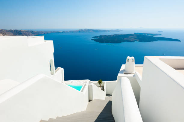 istock White architecture on Santorini island, Greece. 1164111536