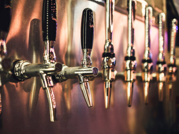 istock Craft Beer Tab Draught beer bar Brewery restaurant 1164113334