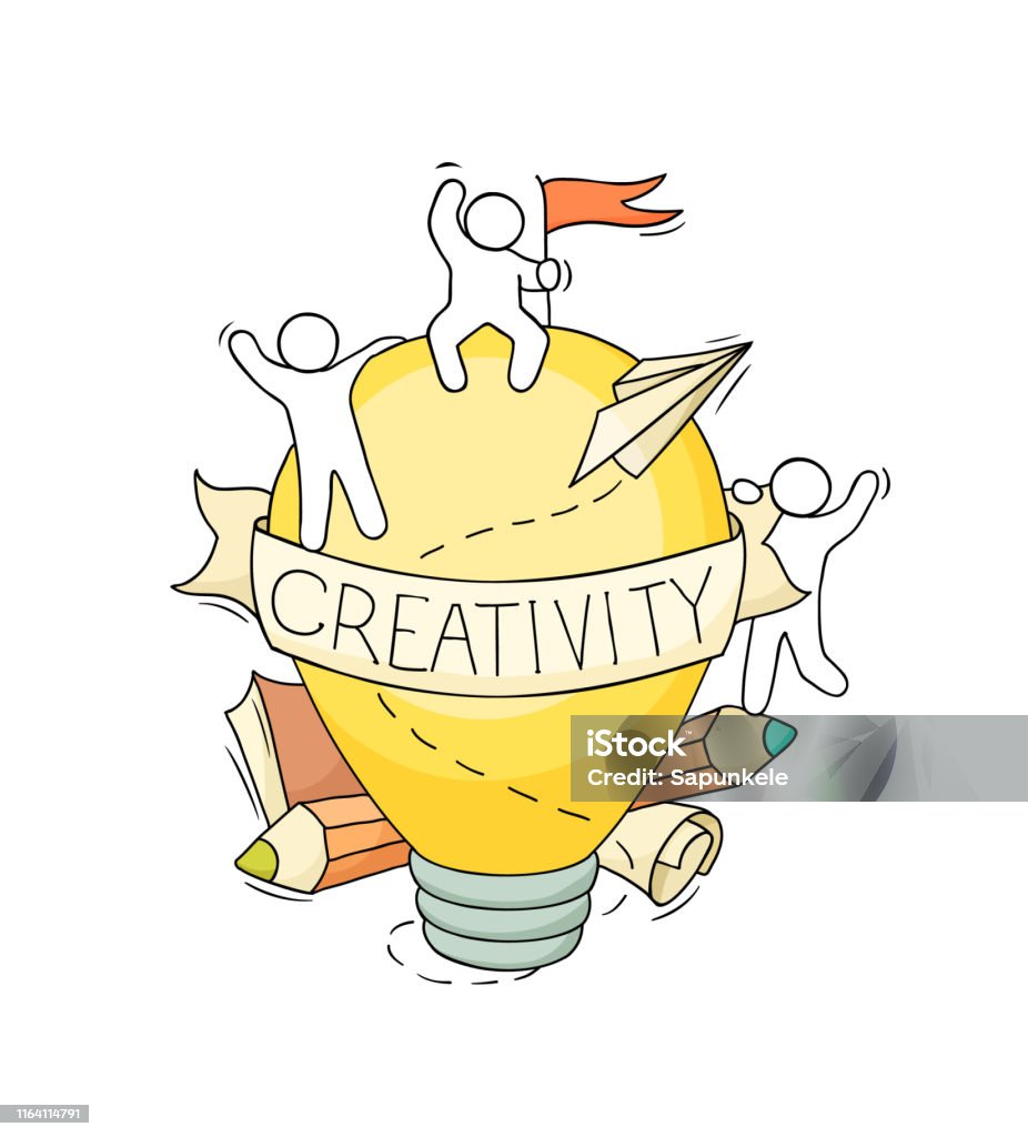 Doodle Cảnh Thu Nhỏ Dễ Thương Về Sự Sáng Tạo Hình minh họa Sẵn có ...