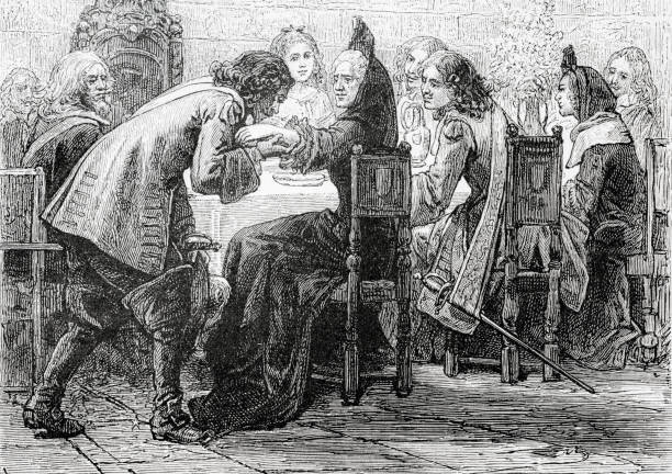 istock Lady Marguerite Bellenden gets a kiss on her hand visit 1164121669