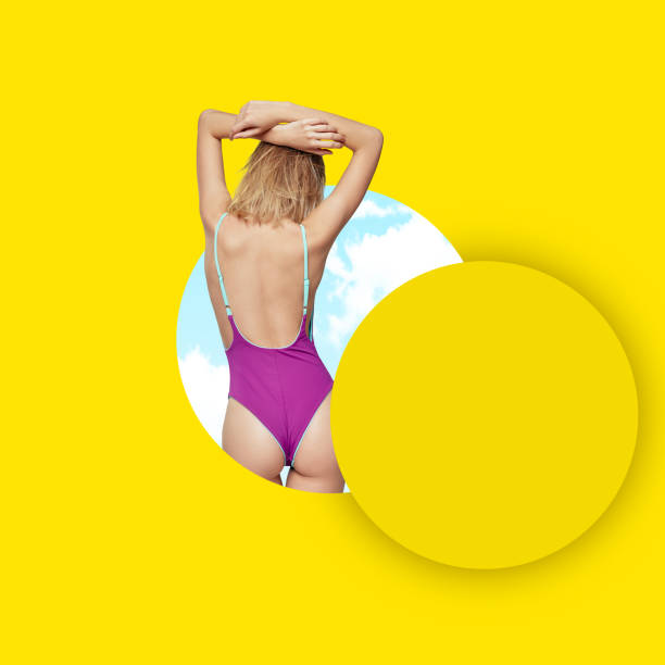 istock Modern design. Contemporary art collage. 1164122345
