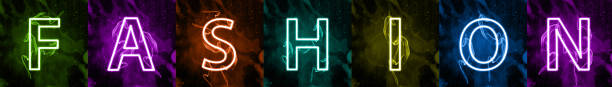 istock Neon light lettering of modern social media's term 1164124120