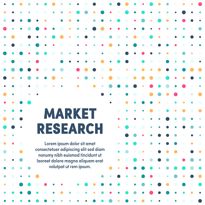 Trendy and artistic design for market research. Eye catching vector illustration template to boost website, app, presentation or poster design.