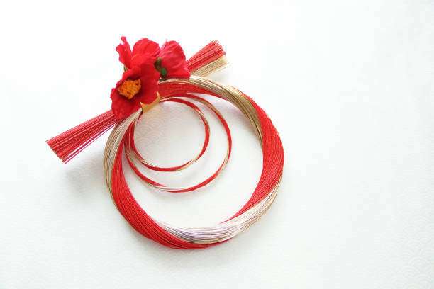 istock wreath of mizuhiki 1164131050