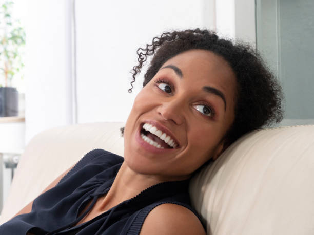 istock office conversation,one woman smiling 1164132839