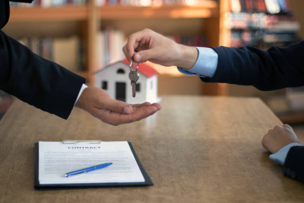 istock Purchase agreement for new house 1164133831