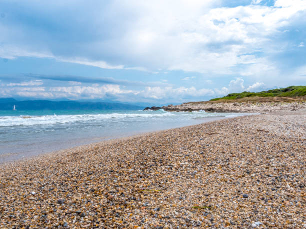 istock A beach in Greece with crystal clear blue water 1164138442