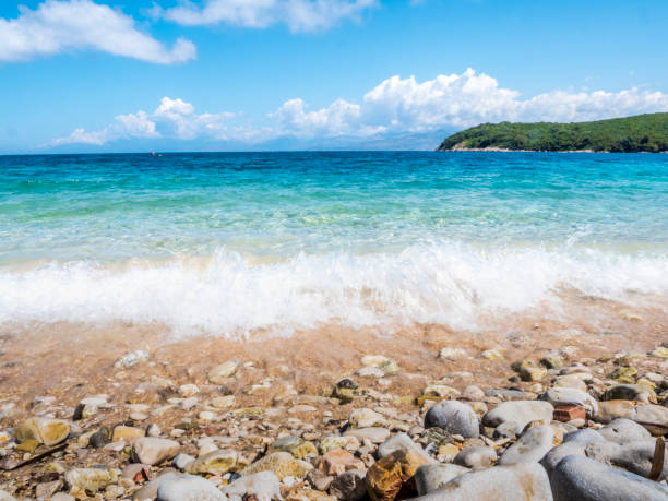 istock A beach in Greece with crystal clear blue water 1164138487