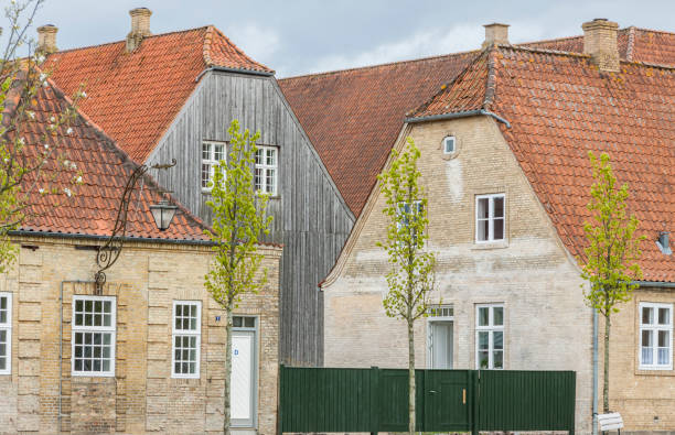 istock Old house in Christiansfeld, Denmark. 1164145173