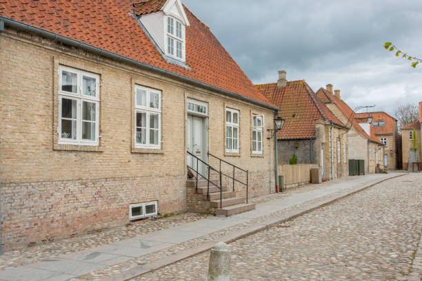 istock Old house in Christiansfeld, Denmark. 1164145233