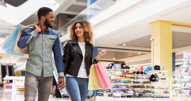 istock Successful african american couple spending time together 1164147871