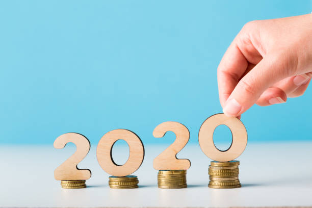 istock Financial budget planning for 2020 new year with growth 1164147941