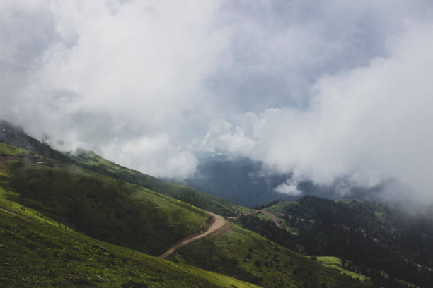 istock Picturesque Caucasus mountains.the view from the top 1164149389
