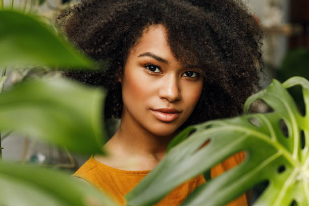 Curly Hair Model Stock Photos, Pictures & Royalty-Free Images - iStock