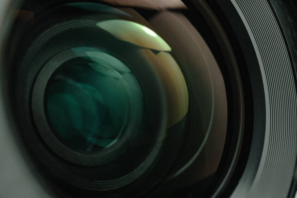 istock Close up beautiful camera lens background. Macro view. 1164156385