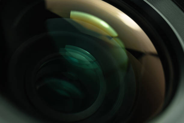 istock Close up beautiful camera lens background. Macro view. 1164162033