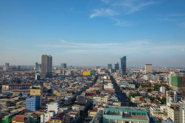 istock Phnom Penh Over View at Day time 1164164350