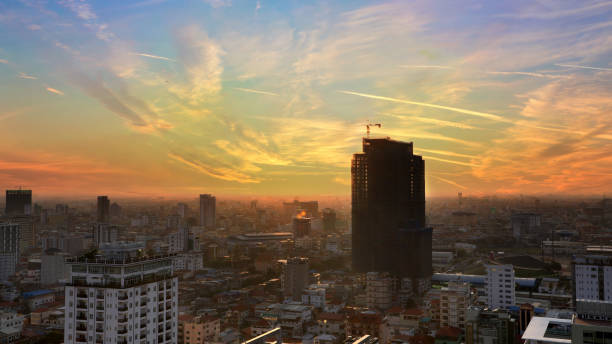 istock Phnom Penh Over View at Day time 1164164421