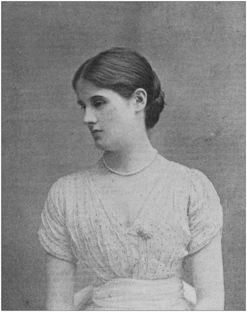 istock Antique photo: Portrait of woman 1164164456