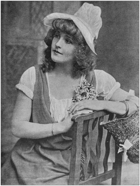 istock Antique photo: Portrait of woman, Nellie Stewart 1164165431