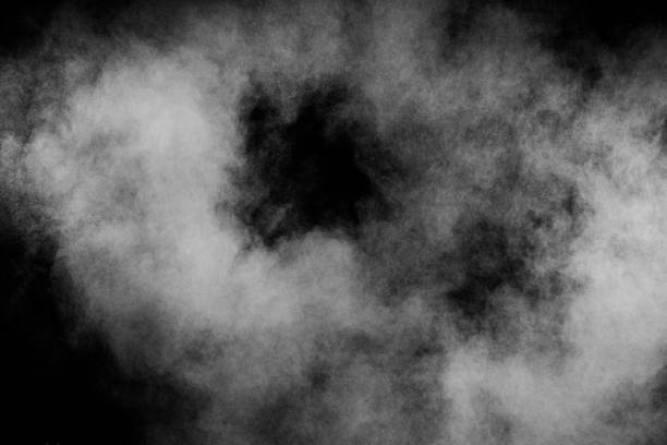 istock Abstract white powder explosion against black background.White dust cloud in the air. 1164167120