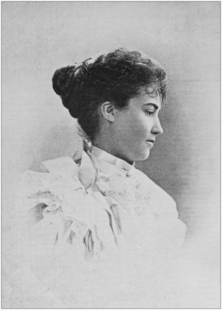 istock Antique photo: Portrait of woman 1164169213