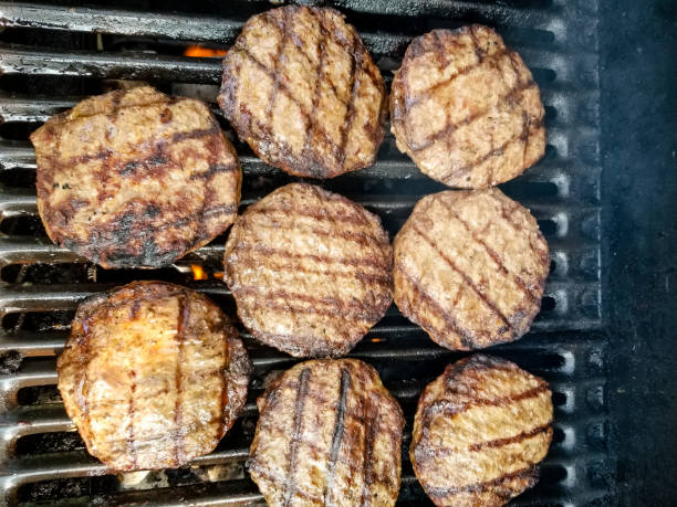istock Hamburgers grill 1164171450