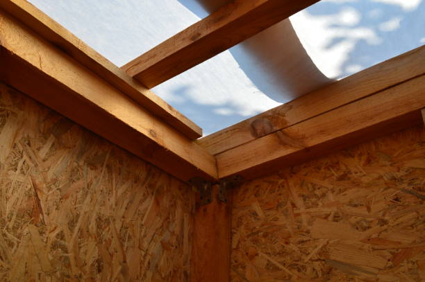 istock Roof construction and the roofing 1164176738