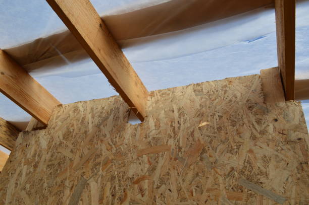 istock Roof construction and the roofing 1164176805
