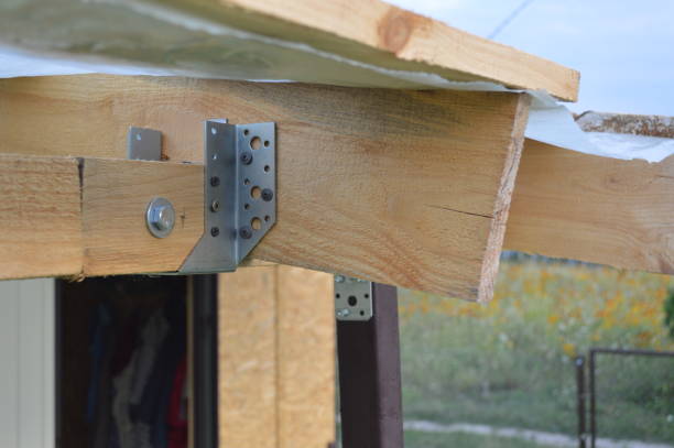 istock Roof construction and the roofing 1164177630