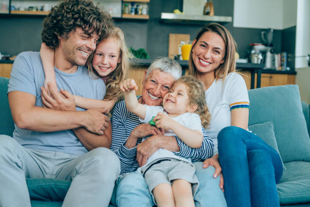 istock Portrait Of Multi Generation Family 1164179820