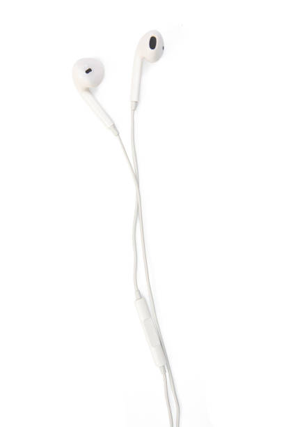 istock white earphones isolated on white background with clipping path 1164181211