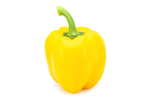 istock Yellow bell pepper or Sweet pepper or Capcicum isolated on white background with clipping path 1164182316