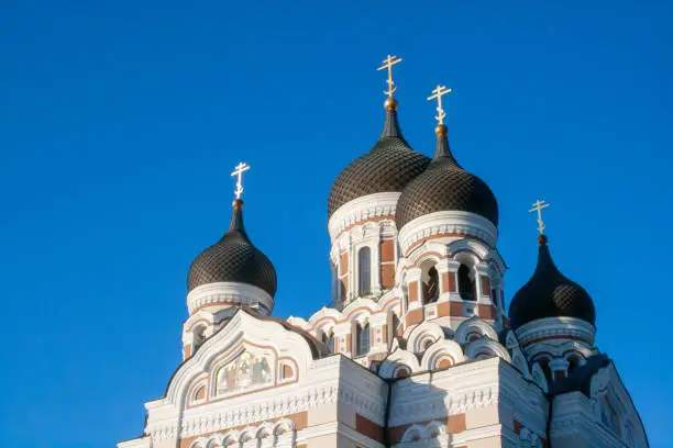 Photo of Orthodox cathedral in the Tallinn Old Town, Estonia