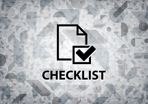 Checklists Picture Background Checklist White Background Stock Illustration - Download Image Now ...